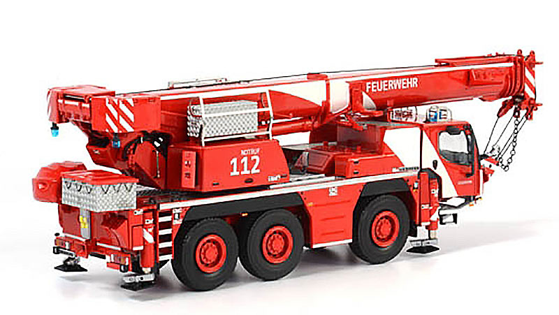 Liebherr LTM 1050 -3.1 Mobilkran Feuerwehr WSI Models 1037Masstab 1/50 