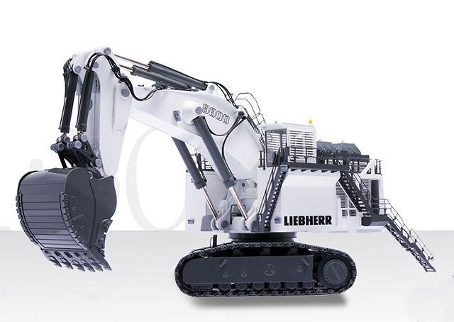 Liebherr R9800 Miningbagger mit Löffelausrüstung Conrad Modelle 2950 Masstab 1/50 