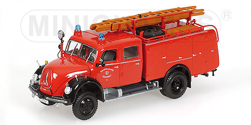 Magirus-Deutz Merkur A TLF16 Bomberos Dusseldorf Minichamps 439141074 escala 1/43 