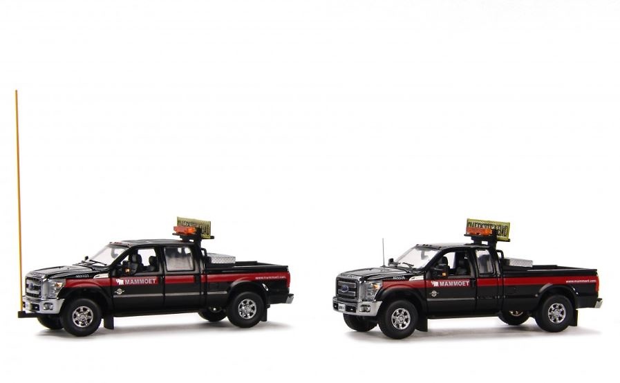 Mammoet F250 pickup truck escort set Sword Models 410217 