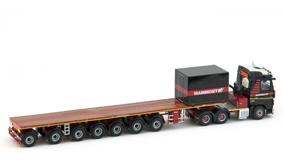 Mammoet MB Arocs Streamspace 6x4 + 7 achs ballast trailer Imc Models 1/50 