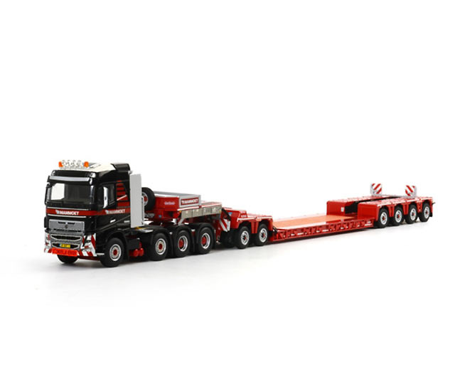 Mammoet Nooteboom 2+4 EURO-PX with ICP Interdolly + Volvo FH4 8x4 Wsi Models 1/50 