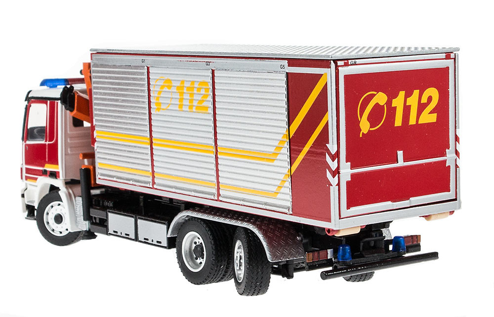 Mercedes Benz WLF mit Abrollcontainer Conrad Modelle 72184 Masstab 1/50 