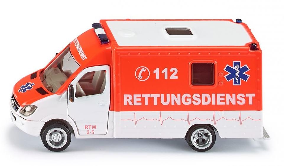 Mercedes Sprinter Rettungswagen Siku 2108 Masstab 1/50 