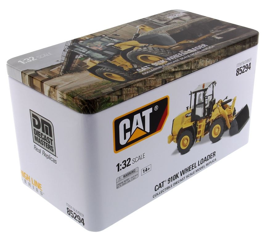 Miniatura Cat 910k cargadora - Diecast Masters 85294 escala 1/32 