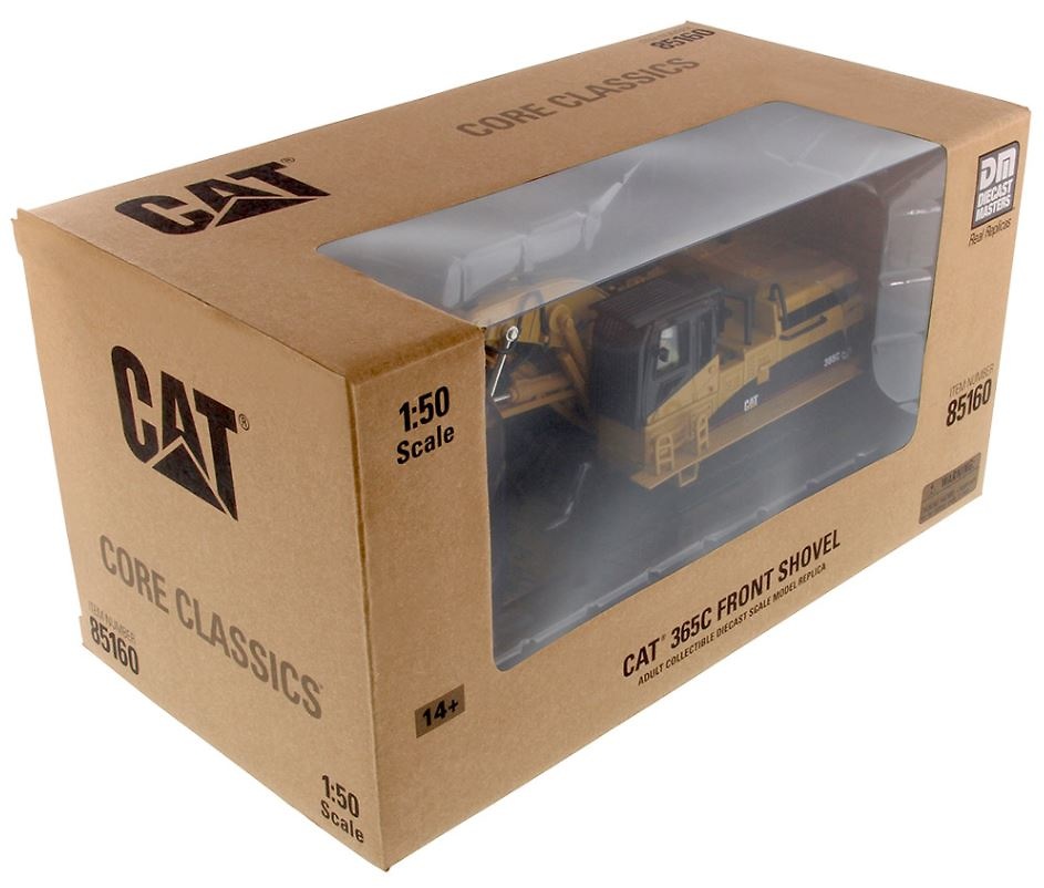 Miniatura excavadora frontal Cat 365C Diecast Masters 85160 escala 1/50 