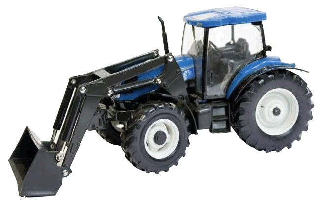New Holland T6020 Tractor & Loader, Britains 42687 escala 1/32 