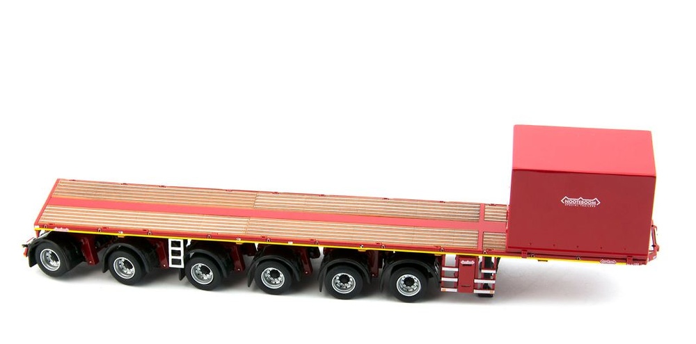 Nooteboom Ballasttrailer 6-achs + container Imc Models 1/50 