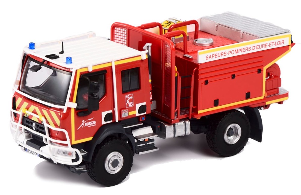 Renault D14 4x4 CCFM Sides Feuerwehr Eligor 115520 Masstab 1/43 