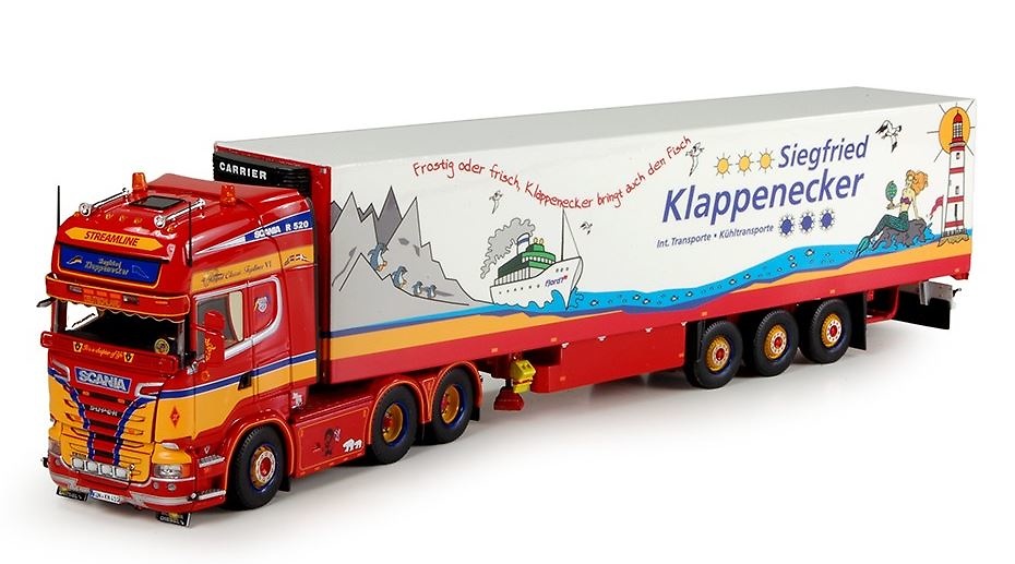 Scania R + frigo KlappeneckerTekno 69389 1/50 