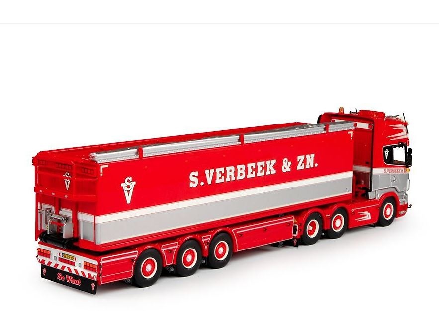 Scania R Topline + Auflieger für Kartoffeln Verbeek Tekno 65383 Masstab 1/50 