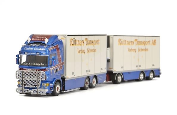Scania R Topline + remolque -Rüttners Transport - Wsi Models 