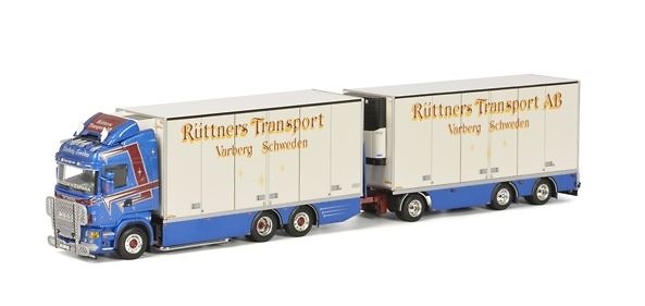Scania R Topline + remolque -Rüttners Transport - Wsi Models 