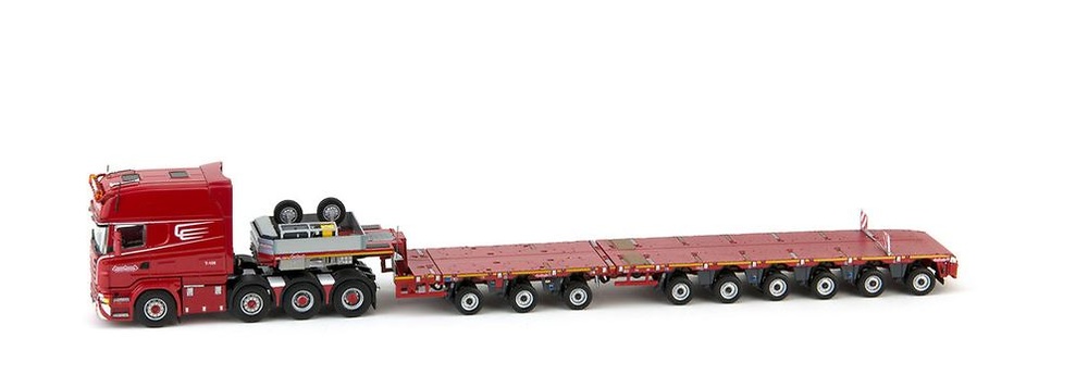 Scania R6 Longline 8x4 + Nooteboom MCO-PX 3+6 achs Imc Models 1/50 