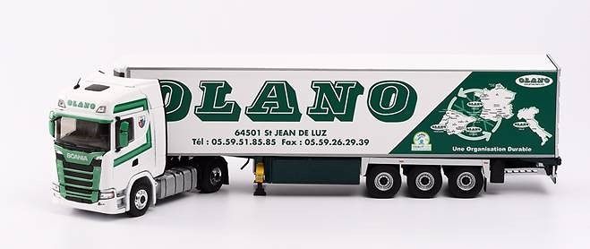Scania S450 + Frigo Lambert Olano Eligor 116398 escala 1/43 
