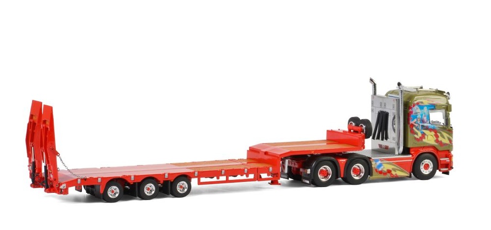 Scania Streamline Highline + Tieflader Midstol Wsi Model 2563 