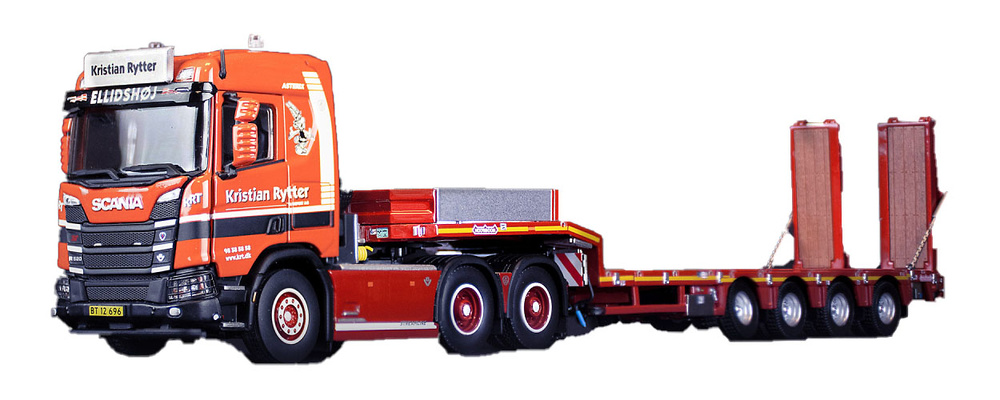 IMC 1/50 Scania R Serie 6x4 Nooteboom low loader 世新建設