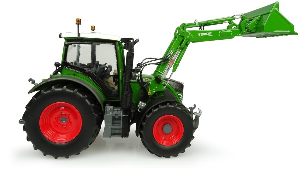 Tractor Fendt 516 Vario con pala Universal Hobbies 4981 escala 1/32 