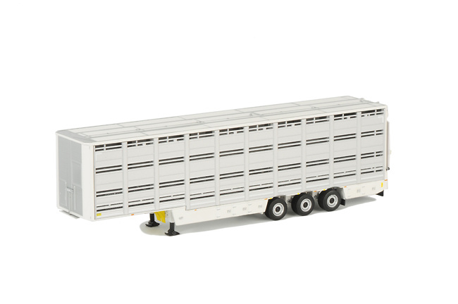 miniatura remolque transporte animales 3 ejes, Wsi Models 03-1123 escala 1/50 