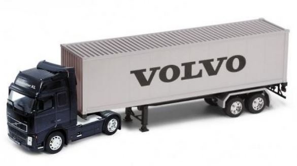 Volvo FH12 + trailer contenedor Welly 32631 escala 1/32 