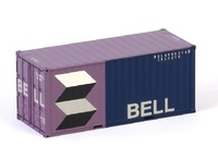 Contenedor 20 pies Bell Wsi Models 04-2101 escala 1/50