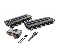 Kamag K25 modular trailer 2x6 axle with PPU and drawbar Imc Models 0169 escala 1/50