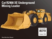 Mineria subterranea cargadora Cat R2900 XE Diecast Masters 85719 escala 1/50