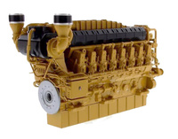 Miniatura de un motor Caterpillar G3616 A4 Gas Compression Engine Diecast Masters 85706 escala 1/25