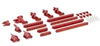 Scheuerle juego de piezas rojo Vessel Beds Wsi Models B.V. 04-2186 escala 1/50